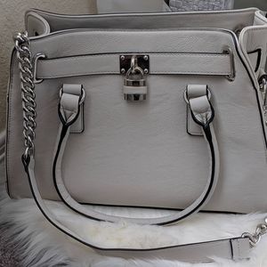 Charming Charlie Gray Purse with strap